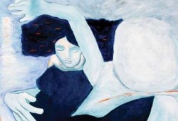 Maria Lua - Filha do Luar<br>acrílico sobre tela - 116 x 89 cm